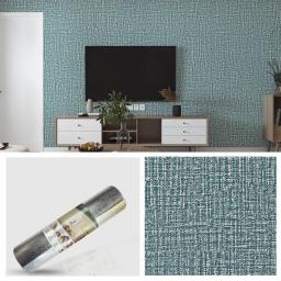 PE espuma algodão adesivo de parede estilo linho auto-adesivo filme aluminizado isolamento decoração da parede filme quarto sala de estar à prova dwaterproof água paisagismo parede decoração da casa papel de parede - Image 4
