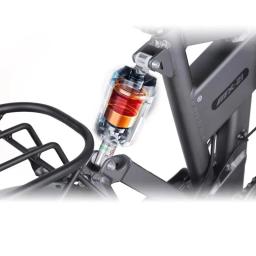 Bicicleta dobrável elétrica para adultos, assistência de alta potência, estrutura de liga de alumínio, freio a disco, e-bike - Image 5