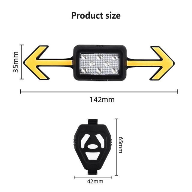 Luzes Recarregáveis e à Prova D'Água para Capacete de Bicicleta com Controle Remoto - Segurança Máxima para Mountain Bike