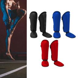 Profissional Kickboxing Shin Instep Protector, Karate Shin Guards para Chutar Mma Muay Thai Boxing Sports - Image 4