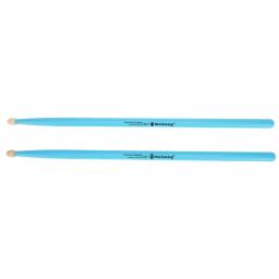 1 par de baquetas ponta oval vermelho/preto/azul/amarelo/verde/laranja/branco/roxo/rosa acessórios de instrumentos musicais de madeira de bordo - Image 4