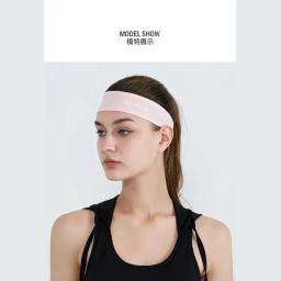 Gelo de seda esportes bandana suor-absorvente anti-deslizamento sweatband ginásio headscarf ciclismo treino faixas de cabelo - Image 6