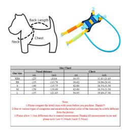 Animal de estimação cego anti-colisão colar cão guia de treinamento de comportamento auxiliares caber pequenos cães grandes impedir coleiras de colisão suprimentos - Image 6