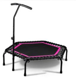 Inflável Mini Ginástica Trampolim Equipamento com Alça, Ginásio Interior e Exterior, Dobrável - Image 1