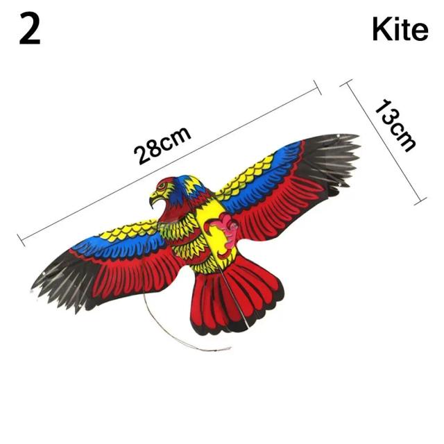 Cartoon Eagle Foldable Children Kite Mini Plastic Toys Kite