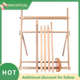 Grande Tecelagem Kit Tear para Iniciantes Com Suporte Tapeçaria Handmade Woven Wall Art Tear Weave Frame Tear Tecelagem Tricô Ferramentas - Image 1