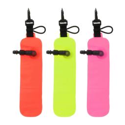 Mergulho Surface Marker Bóia com Clip, Tecido De Nylon, Alta Visível, Inflável Bóia De Mergulho, Atividades Subaquáticas, Acessórios - Image 1