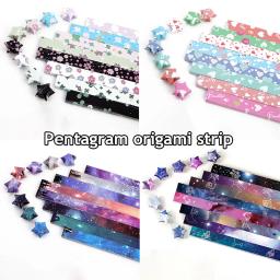 Colorido Star Strip Origami Set, Dobre a mão, DIY Gift Paper, Decoração do lar, 540pcs - Image 2