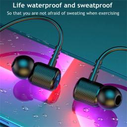 Fones de ouvido sem fio Neckband, impermeável Earbuds, Hi Fi Stereo, Sports Headset, Corrida ao ar livre, V5.2, 098 - Image 5