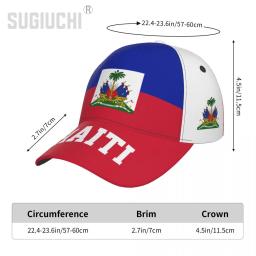 Unisex haiti bandeira haitiano adulto boné de beisebol patriótico chapéu para fãs de futebol de beisebol masculino feminino - Image 6