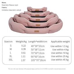 Cama de acolchoamento respirável lavável para cachorro grande, anti-risco, resistente ao desgaste, cesta de gato, cama para cachorros, acessórios para cães - Image 6