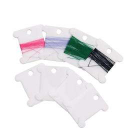 Conjunto de bobinas de plástico e enrolador de bobina, múltiplas cores, cartão de linha, fio de bordar, faça você mesmo, organizador de linha de ponto, ferramenta de costura - Image 4