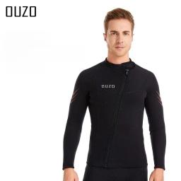 Fato de mergulho em neoprene para homens e mulheres, jaqueta e calças quentes, maiô rachado, à prova de frio, inverno, 3mm - Image 4