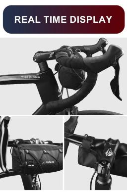 X-TIGER sacos de bicicleta guiador multi-purpose ombro segurança à prova dwaterproof água mtb estrada ciclismo quadro tubo saco de ombro sacos de bicicleta - Image 3