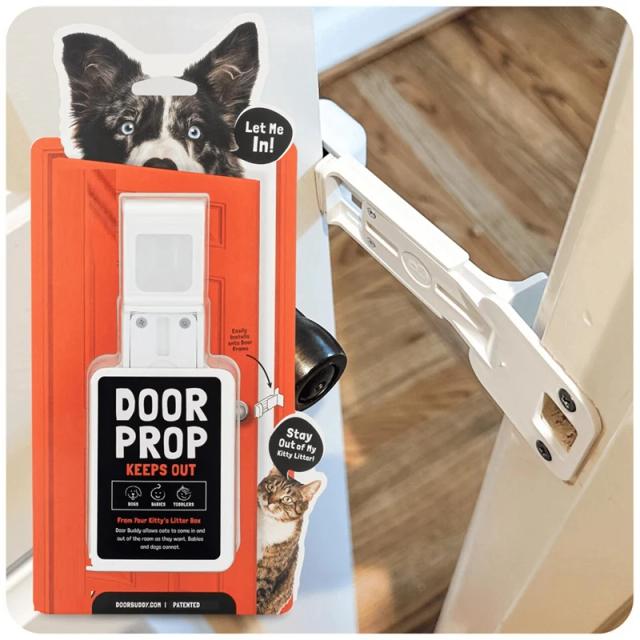 Suporte de Porta para Gatos: Porta-Trava e Estação de Alimentação para Animais Domésticos