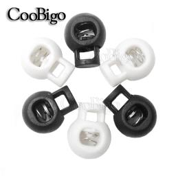 100 pçs plástico primavera cabo bloqueio rolha bola redonda alternar clipe diy roupas esportivas cadarço roupas cordão mochila corda acessórios - Image 1