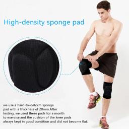 Joelheiras para homens e mulheres, treinamento de kick boxing e muay thai, proteção de suporte acolchoada de espuma para luta, mma, artes marciais - Image 2