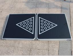 Mesa de jogo portátil Red Cup Pong Beer Pong, 8 Feet Long, vem com Ball Rack, abridor de garrafas e 6 Pong Balls - Image 4