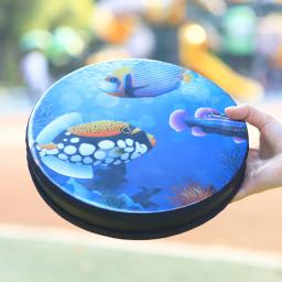 Tambor de mão com contas de onda oceânica de 10 polegadas, instrumento musical de percussão com som suave do mar - Image 1