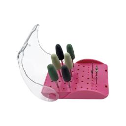 Plástico Dental Bur Titular, Esterilizador, Caso De Colocação, Caixa De Desinfecção, Brocas Bloco, Odontologia, Instrumentos De Laboratório, 60 Buracos - Image 3