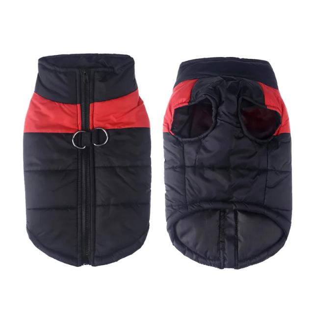 Roupas de Inverno Aquecidas para Cães Grandes: Colete e Jaqueta À Prova D'Água para Golden Retrievers, Labradores e Bulldogs