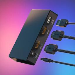 Faixa de luz de imersão com caixa de sincronização HDMI2.0, luzes LED RGBIC, sincronização com TV, compatível com Alexa e Google Assistant - Image 4