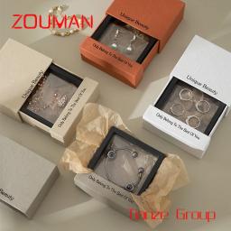 Anti-Oxidação Suspensão Gaveta Caixas De Presente, Papelão De Papel De Luxo, Colar Pulseira Embalagem De Jóias, Impressão Personalizada, Por Atacado - Image 5