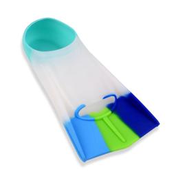 Freestyle Silicone nadadeiras curtas para homens e mulheres, freestyle natação nadadeiras, treinamento de mergulho profissional, adultos e crianças - Image 2