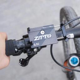 Alumínio Alloy Mobile Phone Holder para bicicleta, suporte de mountain bike, suporte de celular, acessórios de ciclismo, scooter, carro - Image 5