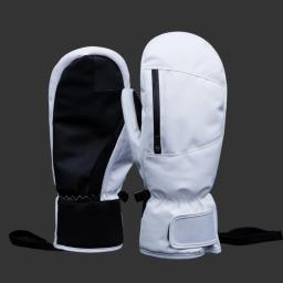 Luvas térmicas impermeáveis para homens e mulheres, tela sensível ao toque, neve mitten, luva ao ar livre, grossa, esqui, snowboard, snowmobile, inverno - Image 3