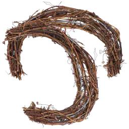 Rattan Garland Vine Branch, Wreath Artesanato, DIY Flor Material, Lua Ferro Fazendo Anéis, 2 Pcs - Image 5