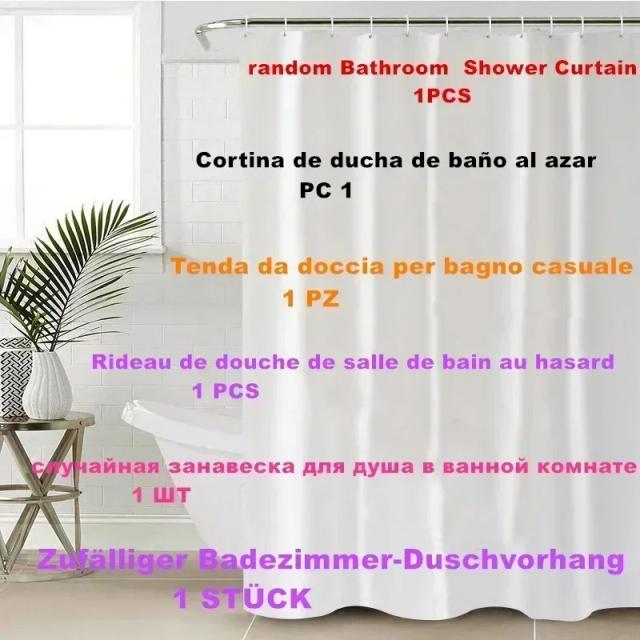 Conjunto Completo para Banheiro: Cortina de Chuveiro Impermeável, 12 Ganchos, Capas de Assento Sanitário, Tapetes Antiderrapantes e para Janelas