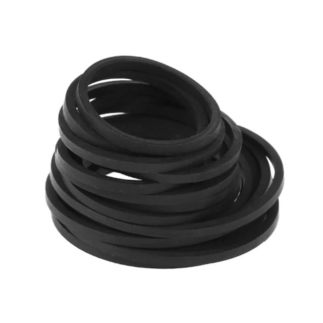 Pacote com 50 Cintos de Borracha Duráveis para DVD - Correias Quadradas Misturadas de 30 a 135mm para Gravadores