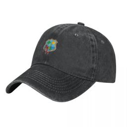 Chapéu de críquete das Índias Ocidentais para homens e mulheres, Bandeira Raglan, Baseball Ee, Chapéu de vaqueiro, Bobble Hood - Image 1