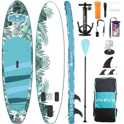 Conjunto de placa inflável Stand Up Paddle, SUP antiderrapante, Doca de camada dupla - Image 5