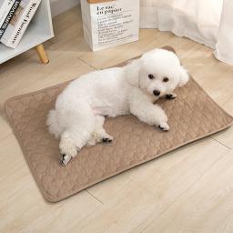 Cão pee almofada cobertor reutilizável absorvente fralda lavável filhote de cachorro treinamento almofada cama pet urina tapete para pet assento de carro sofá capa - Image 3