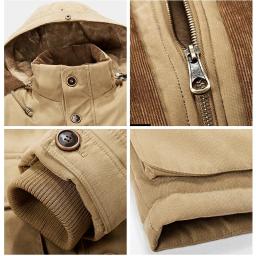 Jaqueta longa de caxemira masculina, parka masculina, casacos quentes, roupas engrossadas,-30 ℃, 7XL, alta qualidade, moda, inverno, 2024 - Image 6