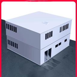 Kit Pré-fabricado Miniatura De Construção De Casa, Gropius, Modelo De Montagem, Material De Arquitectura, Kit De Construção, Escala 1/100 - Image 2