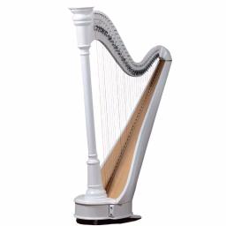 Blanche eagleharp 38 cordas instrumento de harpa profissional artesanal maple - Image 5