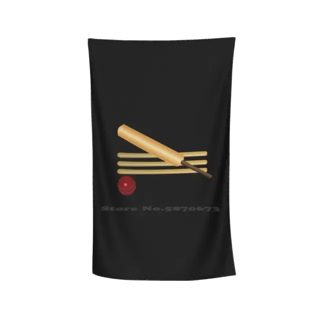 Toalha de Praia Rápida para Cricket com Wicket Macio, Bat e Bola - Ideal para Jogadores de Cricket Cyclia5050