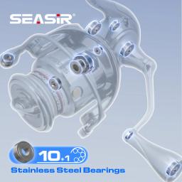 Seasir especialista molinete de pesca, fundição ultra longa 1500s-4000s, 10 + 1bb, 5.2:1, alça de energia de metal de uma peça, água doce e salgada - Image 5