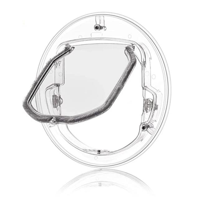 Casa redonda transparente para gatos com design resistente a UV - o presente ideal para amantes de cães e felinos.