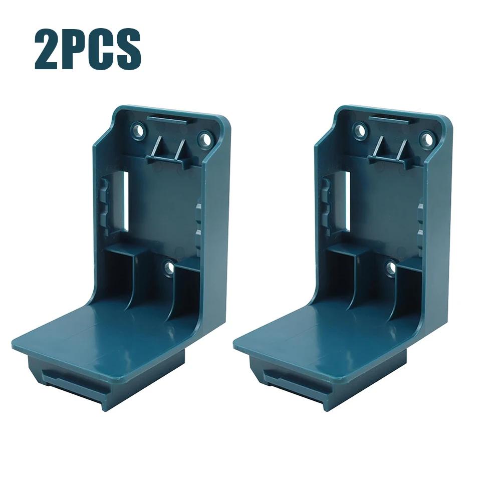 Suporte de montagem de bateria para ferramenta elétrica, 2/6 peças, 2 em 1, suporte de ferramenta para makita, suporte de rack de armazenamento de ferramentas com parafusos, faça você mesmo - Image 1