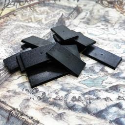 Bases retangulares para miniaturas, perfeitas para Kits de construção modelar, conjunto 30x60mm - Image 2