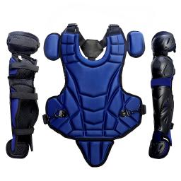 Peito preto e perna guarda para a juventude, equipamento protetor, apanhadores de beisebol, softball, 14" - Image 1