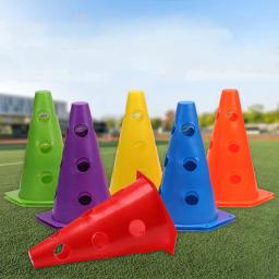 Cone do sinal do futebol para o treinamento do futebol, obstáculos, desgaste-resistente, balde, Footwork, barreira, marcador, roadblock, logotipo, 23cm - Image 3