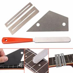 Guitarra Fret Fio Lixar Pedra Protector Kit, Finger Plate Radian Polimento, DIY Luthier Ferramenta, Bass Peças e Acessório, 1 2Pcs - Image 1