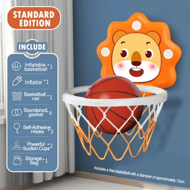 Mini Cesta de Basquete Infantil Ajustável para Meninos e Meninas