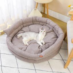Cama ortopédica para animais de estimação, sofá quente, casa de cachorros, colchonete, suprimentos, cães pequenos e médios, inverno - Image 3