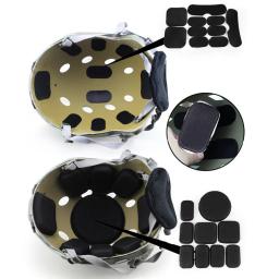 Eva foam stickers for helmet, 1 conjunto, acessórios de proteção desportiva, boné preto, acessórios de proteção de segurança - Image 4